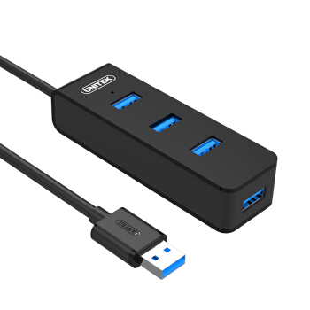 21日8点:UNITEK 优越者 Y-3098ABK USB3.0高速扩展4口HUB集线器 27.8元_京东优惠