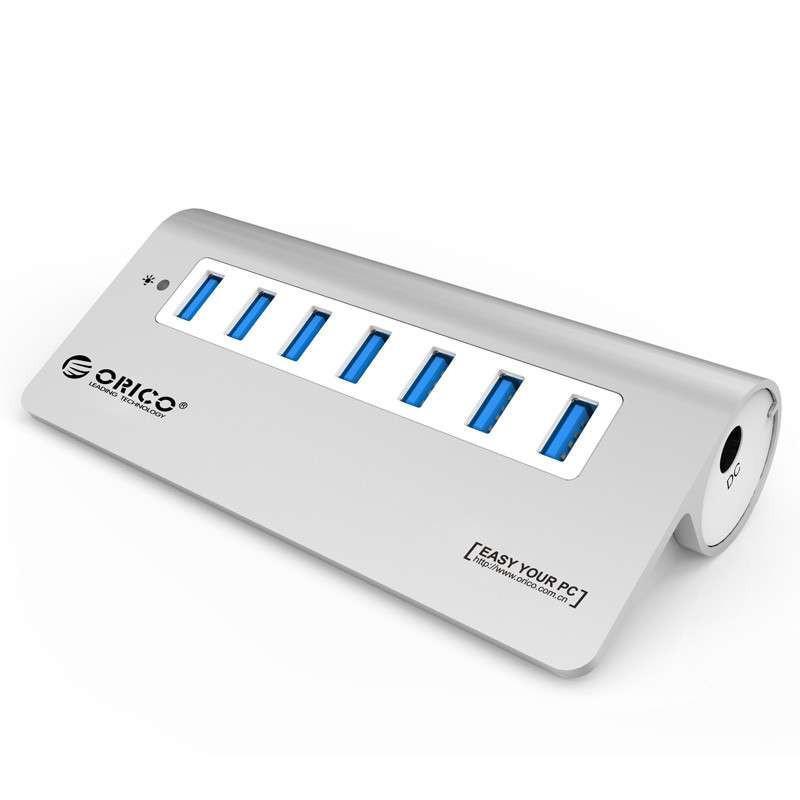 奥睿科M3H7 USB3.0分线器评测 MacBook用户的7口扩展解决方案